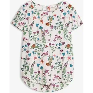 bonprix Shirtbluse figurumspielende Passform, abgerundeter, hinten etwas längerer Saum