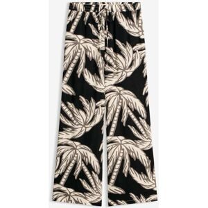 bonprix Marlenehose aus fließender Viskoseschwarz 44Damen