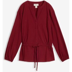 bonprix Bluse aus strukturiertem Crinklerot 44Damen