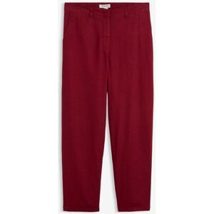 bonprix Barrel-Hose aus Leinen-Viskose-Mixrot 48Damen