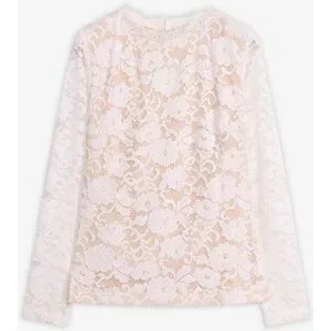 bonprix Langarmshirt mit romantischem Blumenmuster, schmale Passform