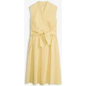 bonprix Kleid mit Bindedetailgelb 46Damen