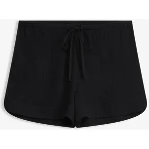 bonprix Strandshorts aus strukturiertem Crinkleschwarz 44Damen