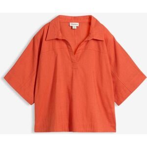 bonprix Tunikabluse aus reiner Baumwollerot 40Damen