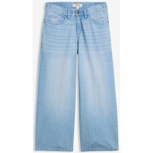 bonprix Leichte Wide-Leg-Jeans Mid Waist, Bequembundblau 52Damen
