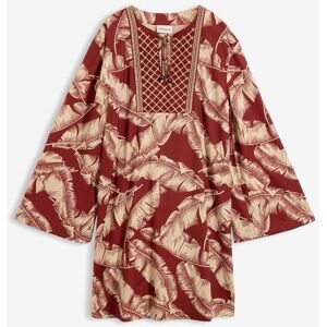 bonprix Tunika-Kleid aus fließendem Viskose-Mixrot 52Damen
