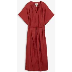 bonprix Midikleid aus softem Viskose-Mixrot 42Damen