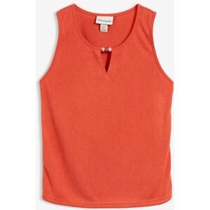 bonprix Stricktop mit Perlendetailrot 48Damen