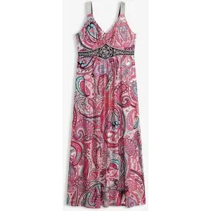 bonprix Maxikleid mit Applikationenpink 36Damen