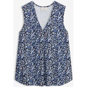 bonprix Top aus Viskose-Mixblau 40Damen