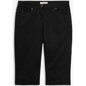 bonprix Baumwoll-Bermuda mit Bequembundschwarz 38Damen