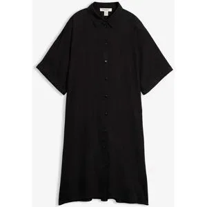 bonprix Blusenkleid aus feiner Viskoseschwarz 40Damen