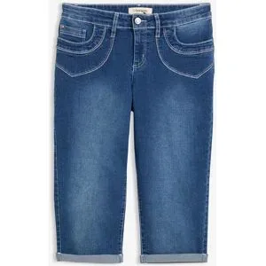 bonprix Caprijeans mit Stretch-Anteil, leichte Waschung, 5-Pocket-Style