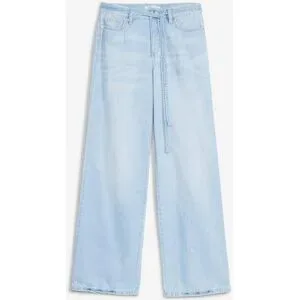 bonprix Weite Jeans lockerer Loose Fit, low Stretch Denim, 5-Pocket-Design