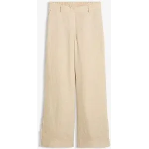 bonprix Leinenhose mit weitem Beinbeige 46Damen