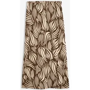 bonprix Jersey-Rock aus Bio-Baumwolle mit Stretchbraun 52Damen