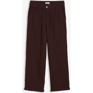 bonprix Musselin-Culotte aus reiner Baumwollebraun 50Damen