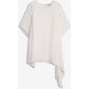bonprix Zipfelbluse im Lagen-Lookweiß 52Damen