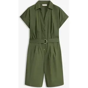 bonprix Jumpsuit mit Bindegürtelgrün 44Damen