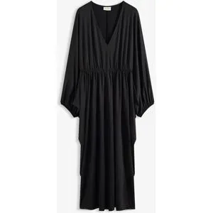 bonprix Midikleid mit tiefem Ausschnittschwarz 44Damen