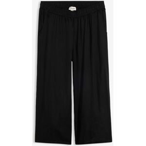 bonprix 3/4-Hose mit Bequembund aus Viskoseschwarz 50Damen
