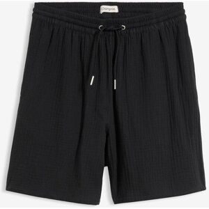 bonprix Shorts aus Musselinschwarz 48Damen