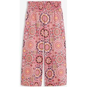 bonprix Weite Jersey-Culotte mit breitem Smockbund, 7/8-Längeschwarz 36Damen