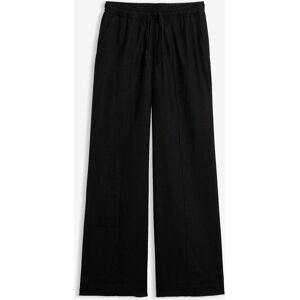 bonprix Palazzohose weites Bein, verstellbarer Bequembund, aus Leinen und Viskose