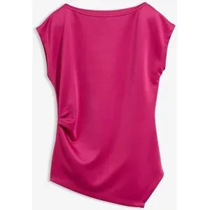 bonprix Asymmetrisches Top aus bequemem Scubapink 48Damen