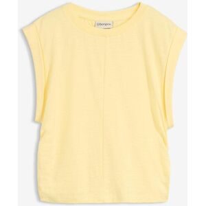 bonprix Shirt aus reiner Baumwollegelb 48Damen
