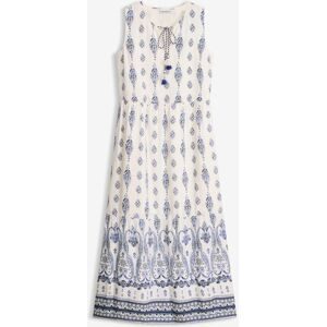 bonprix Maxikleid aus fließender Viskoseweiß 38Damen