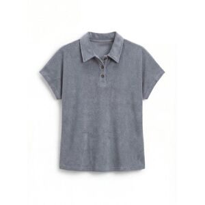 bonprix Poloshirt aus Frotteeblau 36Damen
