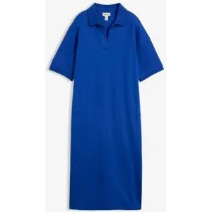 bonprix Polo Midikleid aus reiner Bio-Baumwolleblau 48Damen