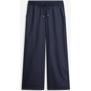 bonprix Marlenehose mit Leinenmischungblau 50Damen