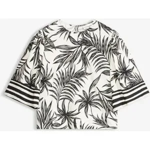 bonprix Kurzarmbluseschwarz 36Damen