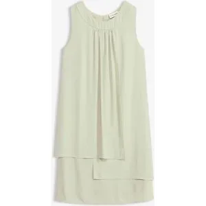 bonprix Chiffonkleid im Lagen-Lookgrün 48Damen
