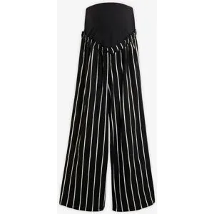 bonprix Weite Umstandshose aus Viscose-Crepeschwarz 44Damen