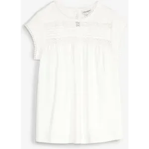 bonprix Shirt aus Baumwolleweiß 44Damen
