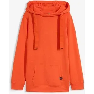bonprix Kapuzensweatshirt, bequeme Passform, bedrucktes Bindeband, mit Kängurutasche