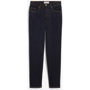 bonprix Mom Jeans Mid Waist, longblau 52Damen