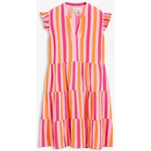 bonprix Tunika-Kleid aus luftigem Musselinrosa 38Damen