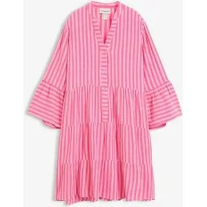 bonprix Tunika-Kleid aus luftigem Musselinrosa 46Damen