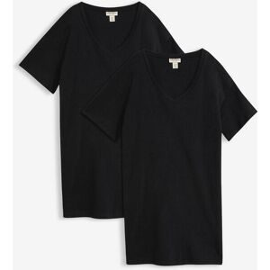 bonprix Oversize-Kleid mit aus reiner Baumwolle (2er Pack)schwarz 48Damen
