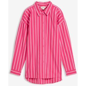bonprix Oversize-Hemdbluse aus reiner Baumwollepink 36Damen