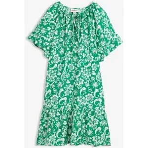 bonprix Tunika-Kleid aus softem Viskose-Mixgrün 40Damen