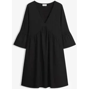 bonprix Jersey-Tunika-Kleidschwarz 36Damen