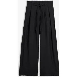 bonprix Schlupfhose aus strukturiertem Viskose-Mixschwarz 52Damen