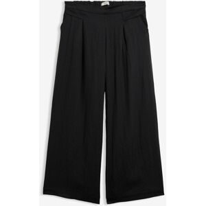 bonprix Culotte mit fließender Viskoseschwarz 44Damen