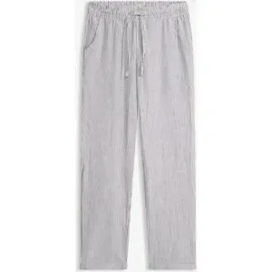 bonprix Leinenhose mit Elastik-Bündchengrau 40Damen