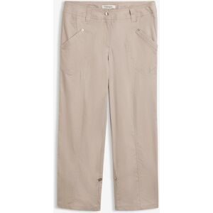 bonprix Stretch-Cargo-Hose, 3/4-Längegrau 50Damen